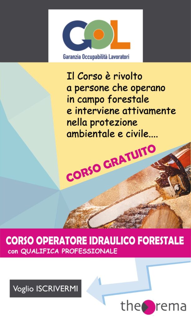 CORSO OPERATORE IDRAULICO FORESTALE