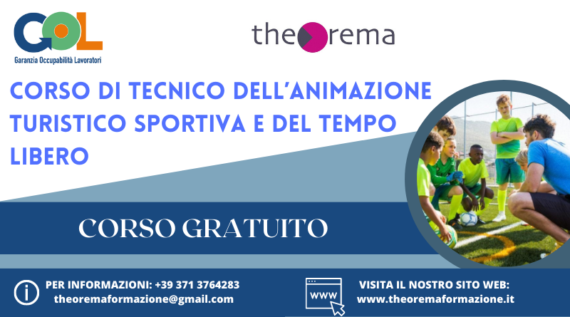 TECNICO DELL’ANIMAZIONE TURISTICO SPORTIVA E DEL TEMPO LIBERO