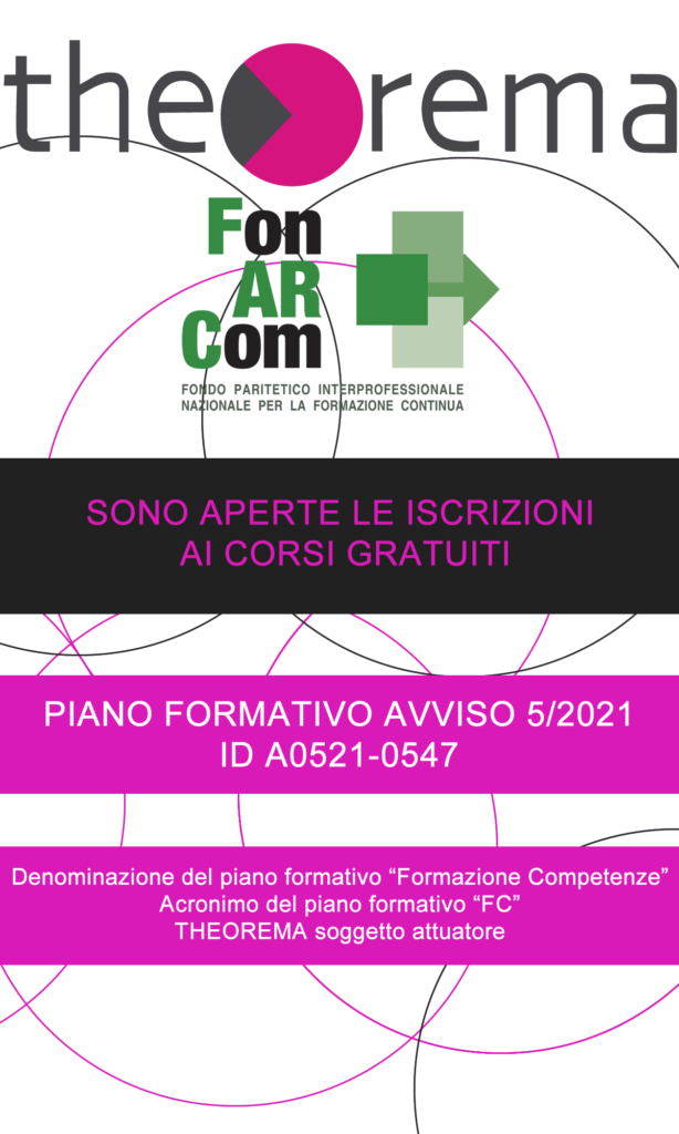 PIANO FORMATIVO AVVISO 5/2021 id A0521-0547